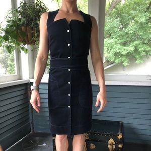 EDUN Denim Wrap Dress NWOT